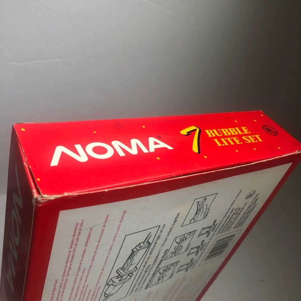 NOMA Expressions Bubble Lite Set Vintage 7 bulbs one doesn’t bubble